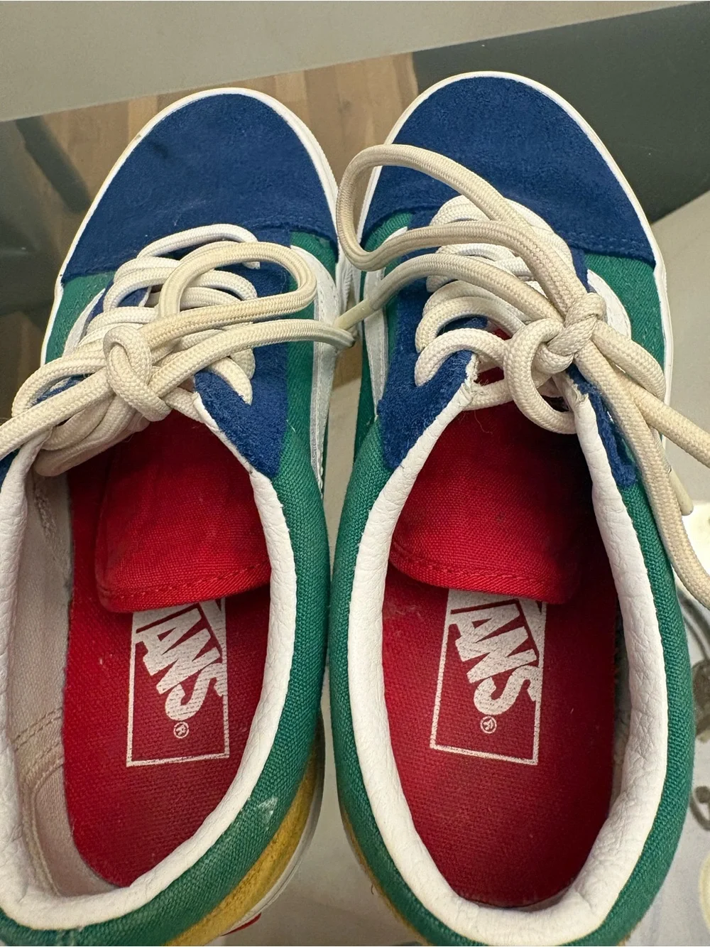 Women’s US Size 6.5 Men’s US 5, Vans Old Skool Yacht Club Sneakers Multicolored